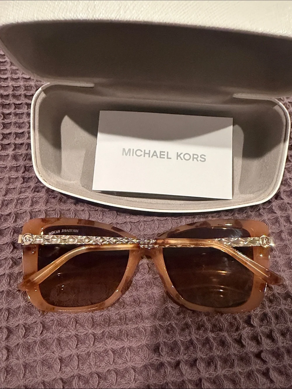 Michael Kors Tortoiseshell Sunglasses - Brown Lenses brand new without tags